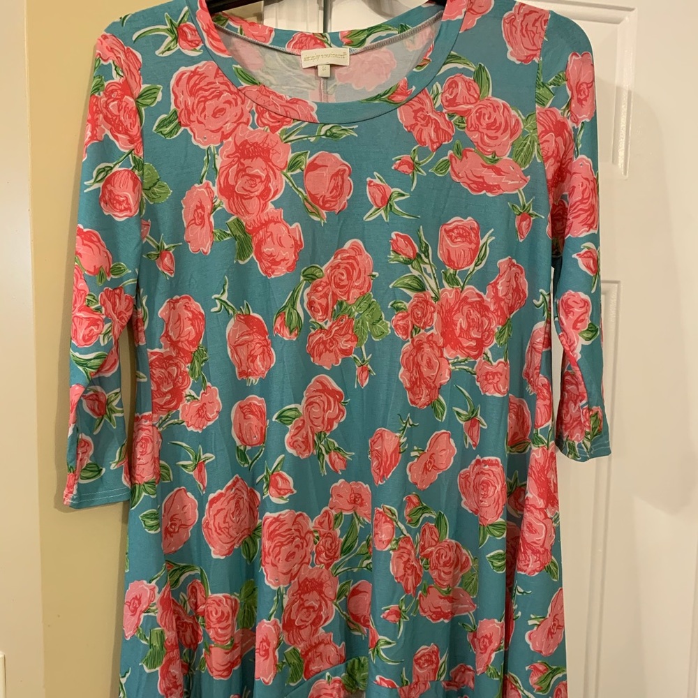 Simply Southern Floral Blouse